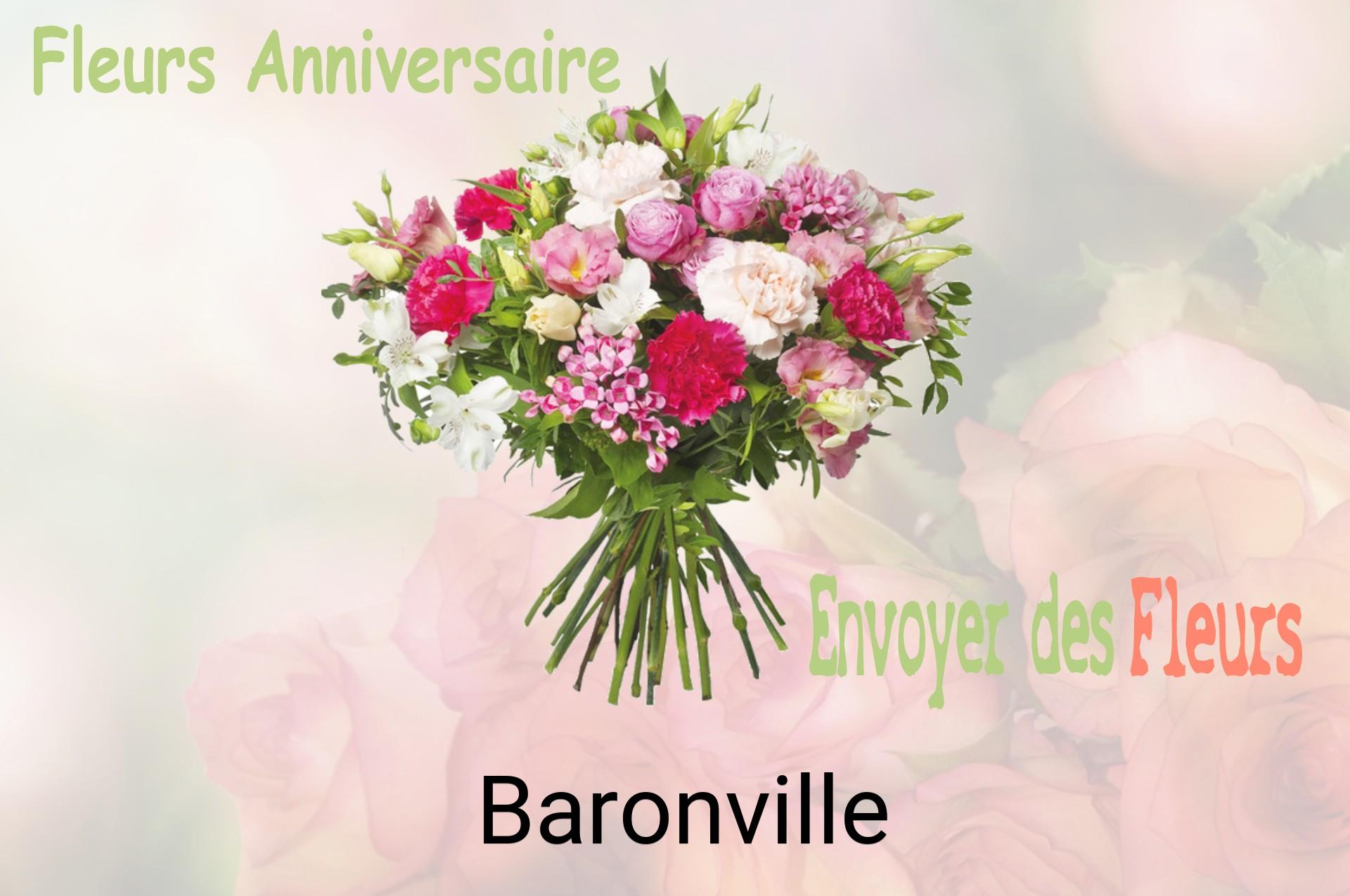 Bouquet de fleurs d’anniversaire livré à Baronville
