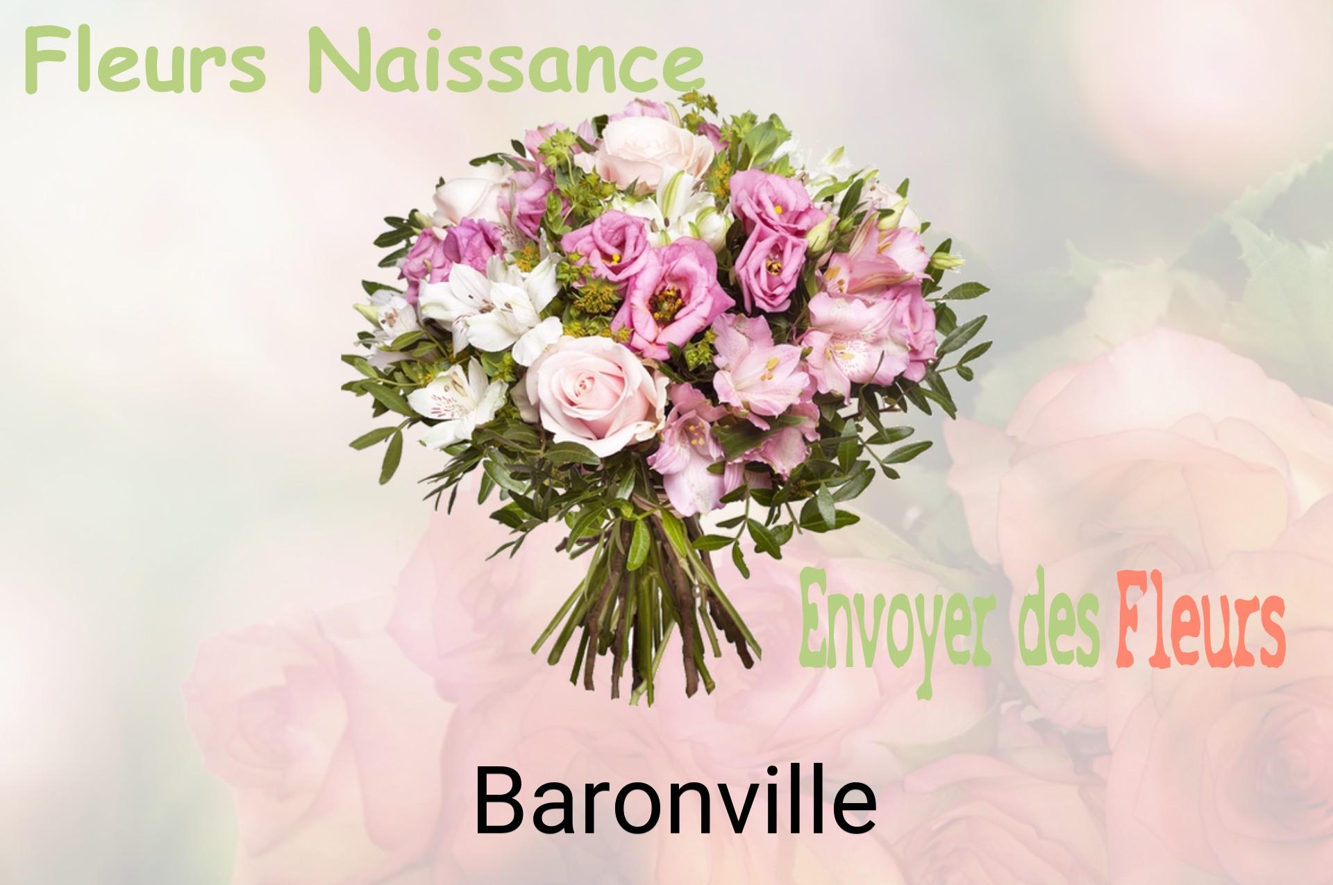 Bouquet de fleurs de naissance livré à Baronville